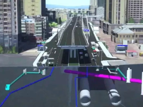 成都市杉板桥区域市政改造中BIM应用汇报视频